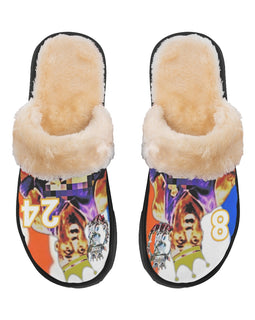 G.O.A.T KINGS 2 * 8 * 24 "THE REMIX" Mens Home Plush Slippers - WestXSREZ & Electronics