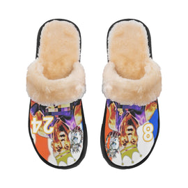 G.O.A.T KINGS 2 * 8 * 24 "THE REMIX" Mens Home Plush Slippers - WestXSREZ & Electronics