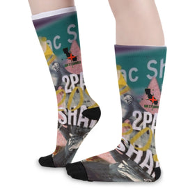 G.O.A.T KINGS 2Pac Shakur 2023 All-Over Print Unisex Long Socks - WestXSREZ & Electronics