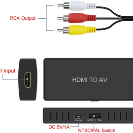 HDMI to AV Converter HDMI to Video Audio Adapter - West XSREZ Electronics